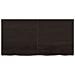 Piano Tavolo Marrone 120x60x (2-6) cm Rovere Massello Trattato - Foto miniatura 8