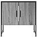 Mobile Lavabo Bagno Grigio Sonoma 60x33x60 Cm Legno Multistrato - Foto miniatura 10