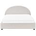 Letto Matrimoniale Contenitore Tessuto Beige Chiaro 180 X 200 Cm Vaucluse - Foto miniatura 8