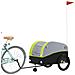 Rimorchio Da Bici Nero E Verde 45 Kg In Ferro - Foto miniatura 3
