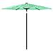 Ombrellone Giardino Con Palo In Acciaio Verde 223x223x213 Cm - Foto miniatura 2