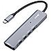 Hub Usb-c Otg A 3x Usb-c 5gbps + Usb 3.0 + Usb-c Power Delivery 60w, Nero - Foto miniatura 1