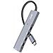 Hub Usb-c Otg A 3x Usb-c 5gbps + Usb 3.0 + Usb-c Power Delivery 60w, Nero - Foto miniatura 5