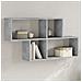 Scaffale A Muro Grigio Cemento 100x20x53 Cm Legno Multistrato - Foto miniatura 1