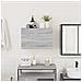 Mobile Da Bagno Grigio Sonoma 60x25x40 Cm In Legno Multistrato - Foto miniatura 3