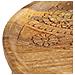 Lusso Casadino -  Tavolini Rotondi 2 Pz In Legno Massello Di Mango E Acciaio - Foto miniatura 6