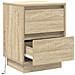 Comodino con luci LED Rovere di Sonoma 39x34.5x50 cm - Foto miniatura 5