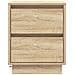 Comodino con luci LED Rovere di Sonoma 39x34.5x50 cm - Foto miniatura 6