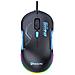 Mouse Da Gioco Cablato Rgb A 10 Pulsanti Con Dpi 12800 E Illuminazione Dinamica Black+blue - Foto miniatura 1