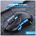 Mouse Da Gioco Cablato Rgb A 10 Pulsanti Con Dpi 12800 E Illuminazione Dinamica Black+blue - Foto miniatura 7