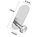 Ganci Adesivi Inox: Ganci Appendiabiti Resistenti, Senza Foratura, Ideali Per Casa E Ufficio - Foto miniatura 3