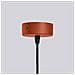 Lampadario Halo 6 Rosso Ocra Sl. 1833 - Moderno Lampadario Ocra Rossa 230x64x64 Cm - Foto miniatura 7
