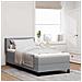 Letto box spring con materasso Grigio chiaro 100 x 200 cm - Foto miniatura 2