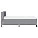Letto box spring con materasso Grigio chiaro 100 x 200 cm - Foto miniatura 9