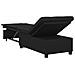 Divano letto con cuscino Nero 67 x 194 x 82 cm Legno compensato - Foto miniatura 7