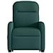 Poltrona Alzapersona Reclinabile Verde Scuro in Tessuto - Foto miniatura 5