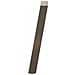 Gambe per tavolo consolle a forma di U 2 pz in acciaio naturale 28x(72-73) cm - Foto miniatura 6