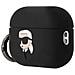 Airpods Pro 2 Custodia In Silicone Karl Head Protezione 3d Antiurto Di Lusso, Nero - Foto miniatura 3