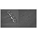 5x5 m Tenda a vela impermeabile da giardino grigia - Foto miniatura 3