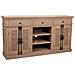 Credenza In Legno E Metallo Marrone 173x41x89h - Foto miniatura 1