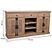 Credenza In Legno E Metallo Marrone 173x41x89h - Foto miniatura 8