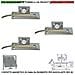 Sensori Magnetici In Alluminio Da Pavimento 3 Pezzi Allarme Porte Ferro Contatto Reed Nc Sensibilità 25 Mm Con Fori Fi - Foto miniatura 1