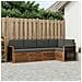 Set divano sezionale con cuscino 4 pcs Naturale e Antracite - Foto miniatura 2