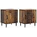 Armadio da Notte 2 pcs Legno antico 43 x 34,5 x 50 cm - Foto miniatura 1