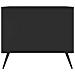Tavolino da salotto Nero 90 x 50 x 40 cm Legno ingegnerizzato - Foto miniatura 5