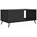 Tavolino da salotto Nero 90 x 50 x 40 cm Legno ingegnerizzato - Foto miniatura 6