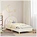 Struttura letto bambini con testata Crema 80 x 160 cm Bouclé - Foto miniatura 2