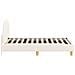 Struttura letto bambini con testata Crema 80 x 160 cm Bouclé - Foto miniatura 6
