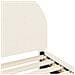 Struttura letto bambini con testata Crema 80 x 160 cm Bouclé - Foto miniatura 8