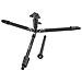 Treppiede con Testa a Sfera Altezza Max 145 cm Nero 55443-EU - Foto miniatura 10