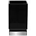 Portascopino Wc Roma 105 X 130 X H. 380 Mm Corpo Bianco - Base Argento Finitura Lucida - Roma 10.17971 - Foto miniatura 1