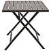 Abelus - Tavolo Da Giardino Quadrato Pieghevole Salvaspazio In Alluminio - Foto miniatura 4