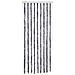 Zanzariera Grigio E Bianco 56x185 Cm Ciniglia - Foto miniatura 3