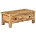 Tavolino Da Caffè 90x45x35 Cm In Legno Massello Di Mango - Foto miniatura 1