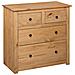 Credenza 80x40x83 cm in Legno Massello di Pino Panama Range - Foto miniatura 5