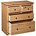 Credenza 80x40x83 cm in Legno Massello di Pino Panama Range - Foto miniatura 6