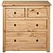 Credenza 80x40x83 cm in Legno Massello di Pino Panama Range - Foto miniatura 7