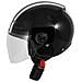 Casco Jet Scooter Moto Quad Omologato Ece 22 05 Visiera Nero L - Foto miniatura 4