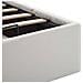 Giroletto Con Contenitore Idraulico Bianco Similpelle 100x200cm - Foto miniatura 9