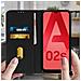 Custodia Samsung Galaxy A02s Portadocumenti Funzione Supporto Nero - Foto miniatura 2