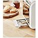 St14610whtneu Tostapane Con Fessura Larga 2 Fette Design Moderne Nordic 900w Bianco - Foto miniatura 3