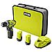 Trapano Avvitatore 12V 1 velocità 2 batterie 12V 2.0Ah Litio, caricabatteria, inserto di avvitatura doppio, borsa morbida - Foto miniatura 1