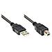 2510-025OFS, USB A, USB B, Maschio / maschio, Dritto, Dritto, Nero - Foto miniatura 1