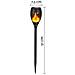 Olympia: Lampada A Ricarica Solare Led Effetto Fiamma, 51 Cm - Foto miniatura 1