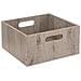 Scatola Portaoggetti - Grigio - Mdf e2 - L. 31 X P. 15 X H. 31 Cm - Foto miniatura 1