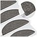 Tappeti Adesivi per Scale 15 pz 56x17x3 cm Grigi - Foto miniatura 5